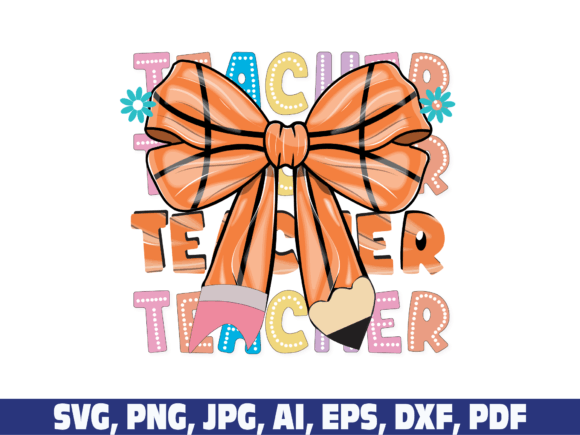 Coquette Teacher Graphics for Crafts