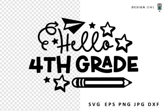 Hello Fourth Grade Graphics for Crafts