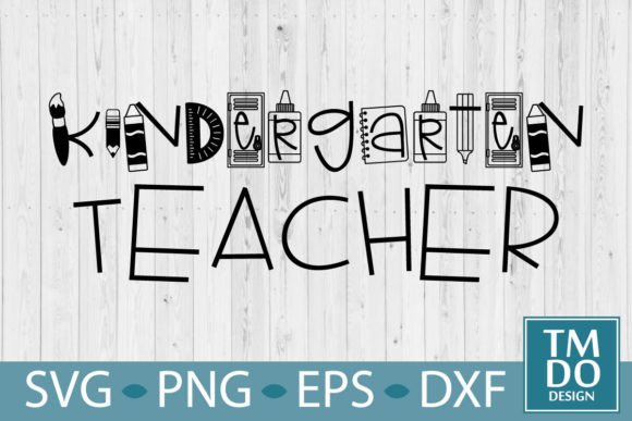 Kindergarten Teacher SVG: Best Teacher Graphics & Crafts
