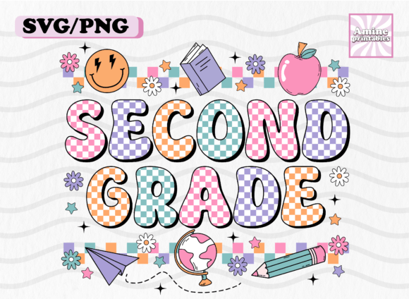 Retro Checkered School SVG for Crafts Graphics