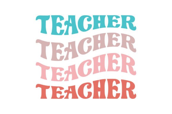 Retro Teacher SVG & PNG for Crafts Graphics