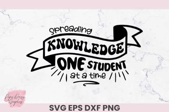 Review: Spreading Knowledge Teacher SVG for Embroidery