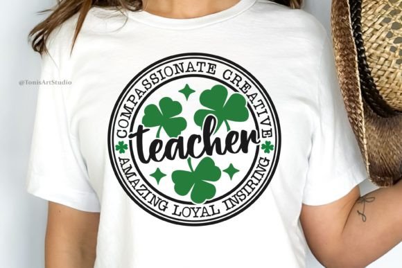 St Patricks Lucky Teacher SVG: Graphics for Crafts