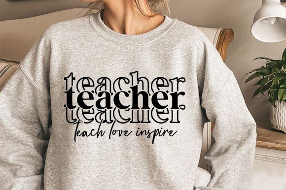 Teach Love Inspire SVG: Graphics for Crafts